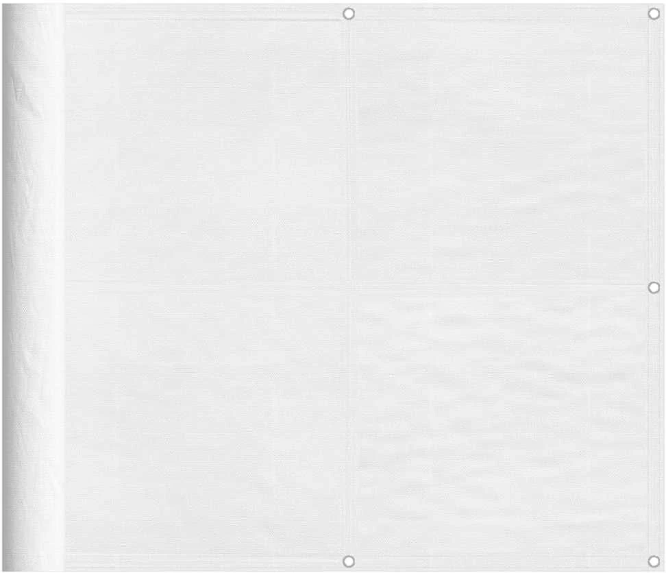Balkono pertvara, balta, 90x800cm, 100% oksfordo poliesteris