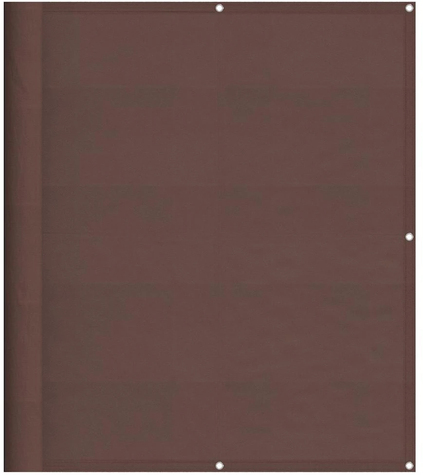 Balkono pertvara, ruda, 120x700cm, 100% oksfordo poliesteris