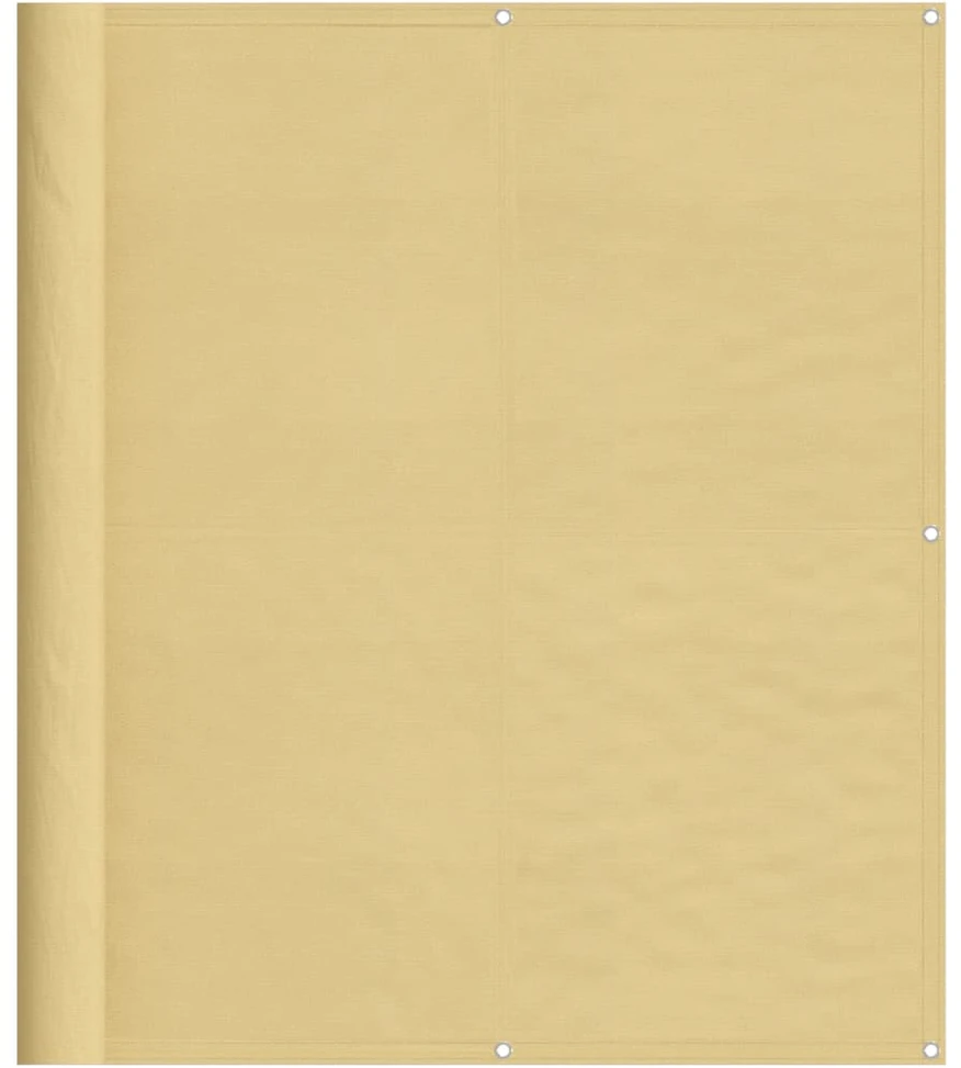 Balkono pertvara, smėlio, 120x400cm, 100% oksfordo poliesteris