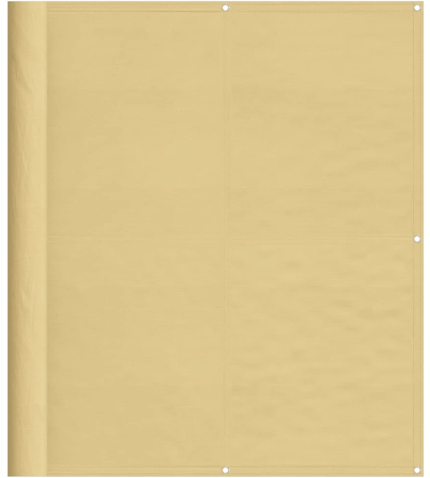 Balkono pertvara, smėlio, 120x500cm, 100% oksfordo poliesteris