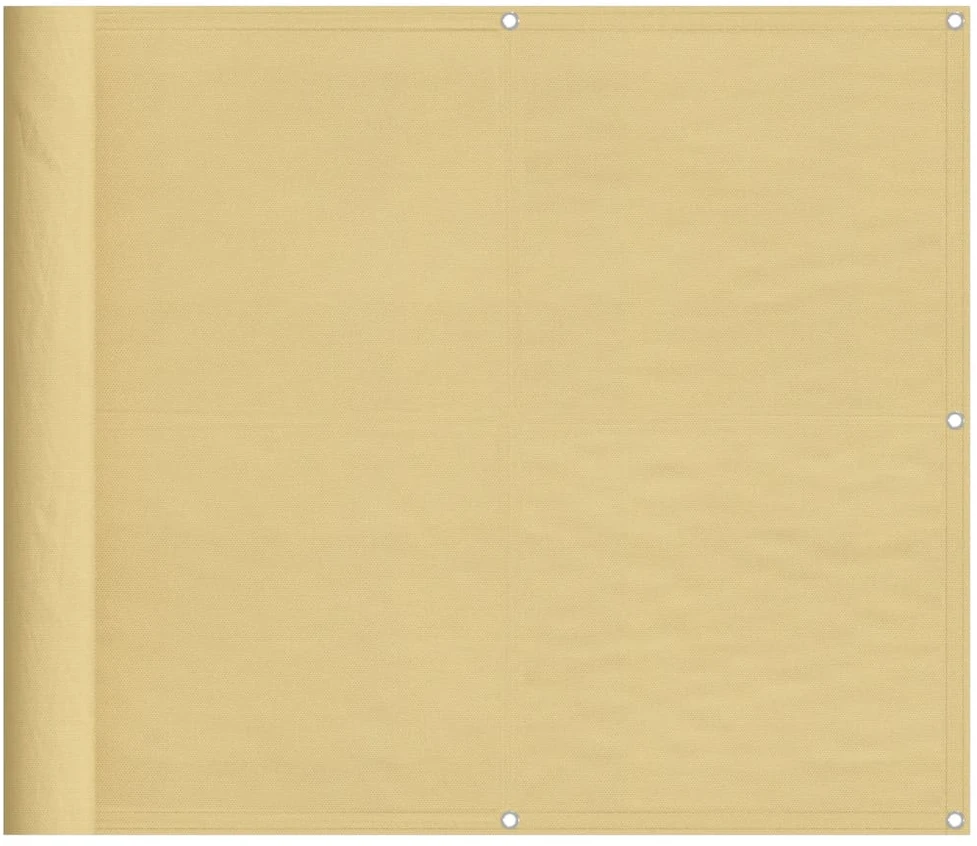 Balkono pertvara, smėlio, 90x300cm, 100% oksfordo poliesteris