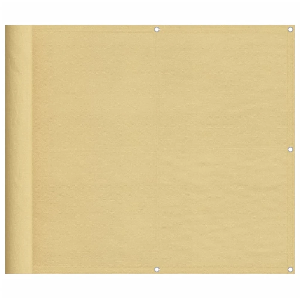 Balkono pertvara, smėlio, 90x400cm, 100% oksfordo poliesteris