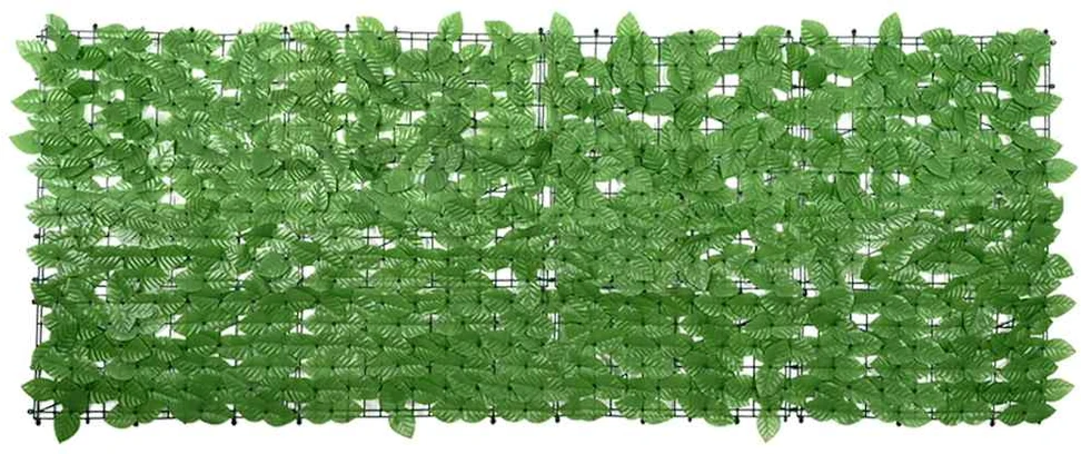 Balkono pertvara su žaliais lapais, 200x75cm