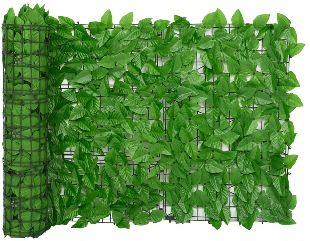 Balkono pertvara su žaliais lapais, 200x75cm