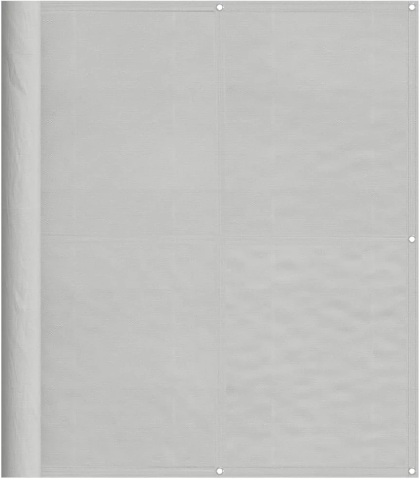 Balkono pertvara, šviesiai pilka, 120x400cm, 100% poliesteris