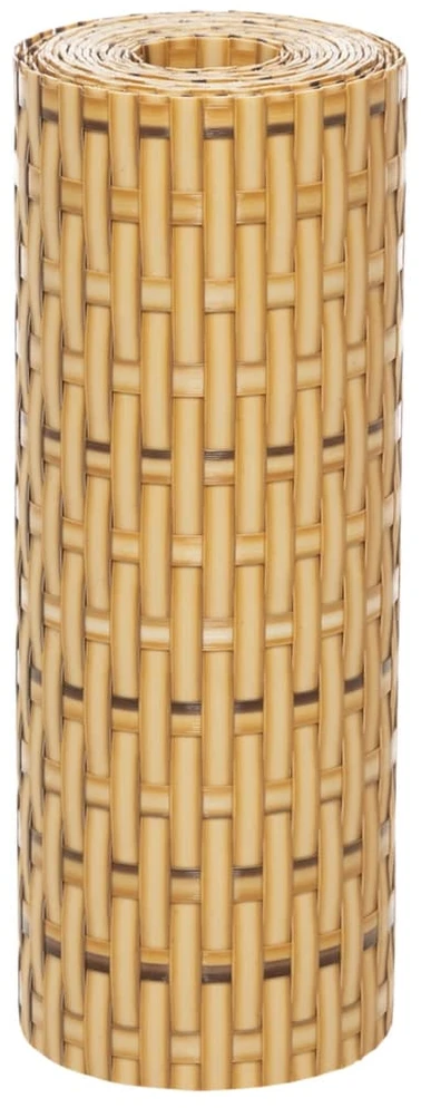 Balkono pertvaros, 10vnt., rudos, 255x19cm, poliratanas