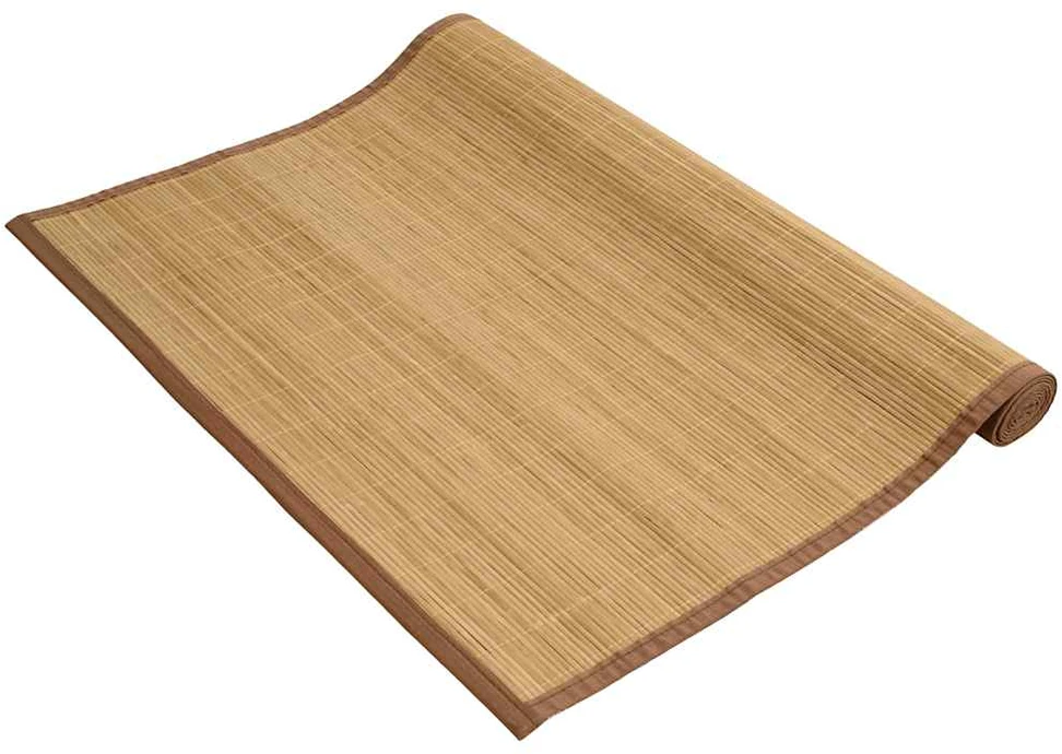 Bambukinis kilimas, 100x160 cm, rudas