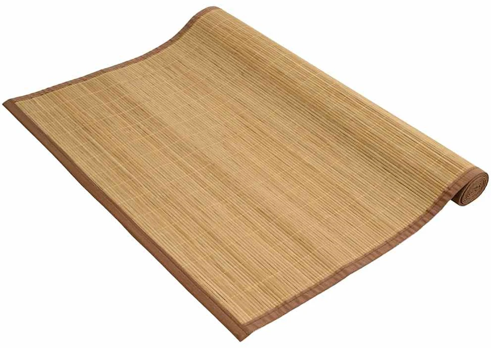 Bambukinis kilimas, 160x230 cm, rudas
