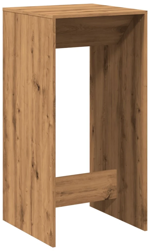 Baro stalas, artisano ąžuolo, 51x50x103,5cm, apdirbta mediena
