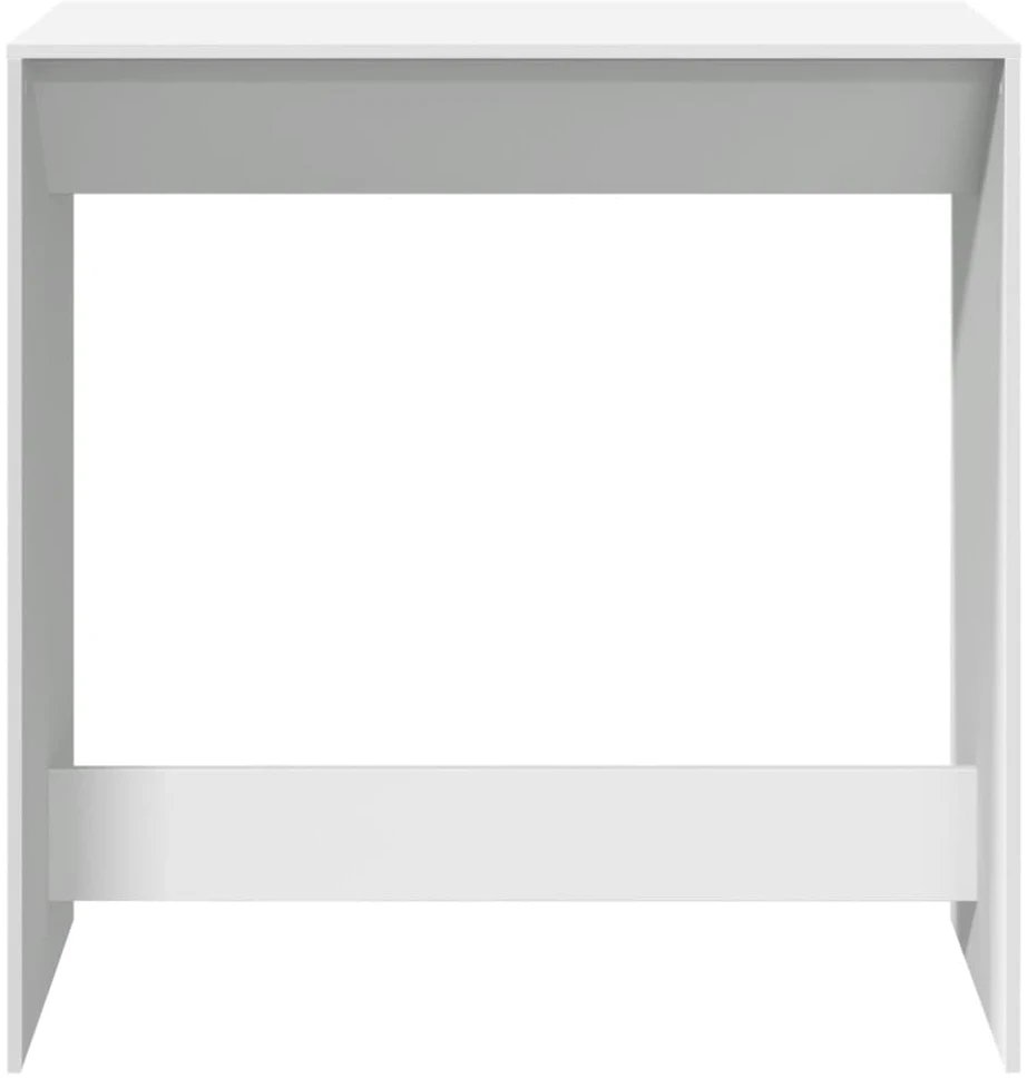 Baro stalas, baltos spalvos, 102x50x103,5cm, apdirbta mediena