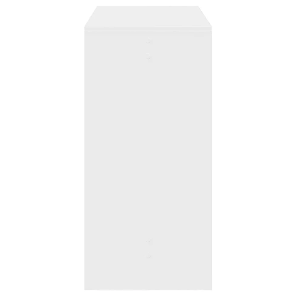 Baro stalas, baltos spalvos, 102x50x103,5cm, apdirbta mediena