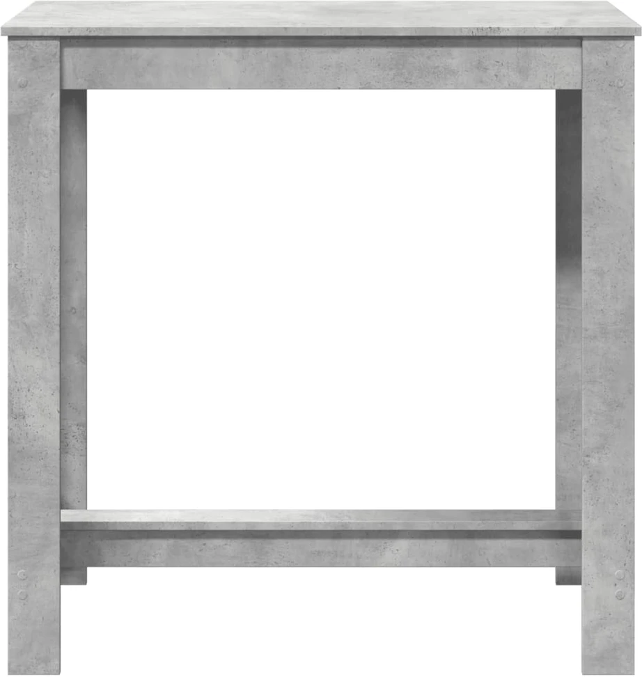 Baro stalas, betono pilkas, 102x50x103,5cm, apdirbta mediena