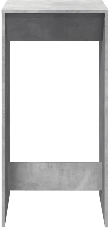 Baro stalas, betono pilkas, 51x50x103,5cm, apdirbta mediena