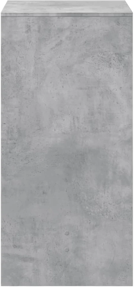 Baro stalas, betono pilkas, 51x50x103,5cm, apdirbta mediena