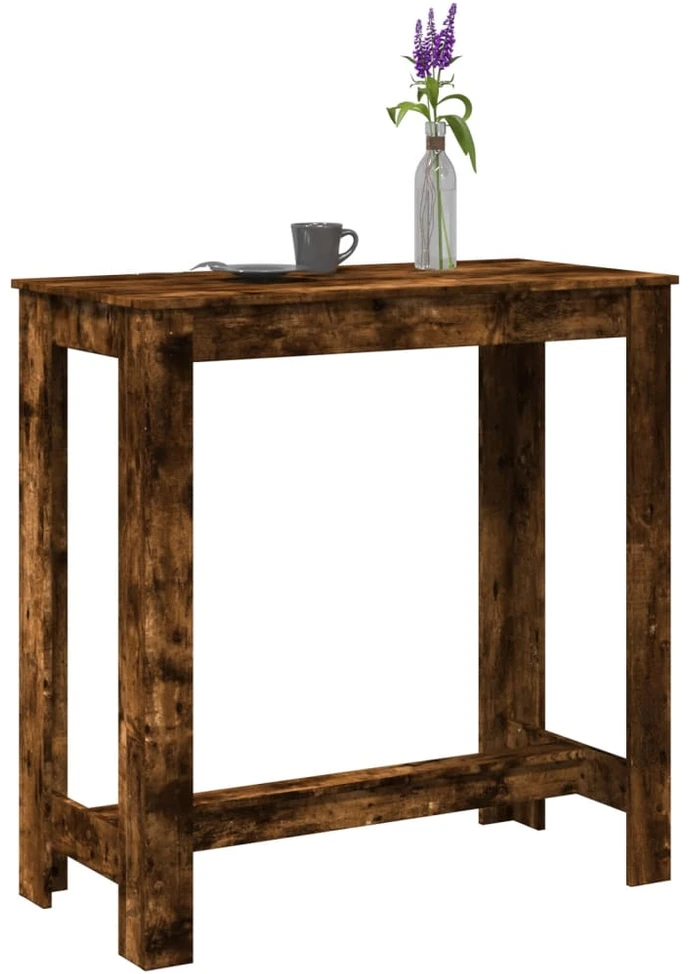 Baro stalas, dūminio ąžuolo, 102x50x103,5cm, apdirbta mediena