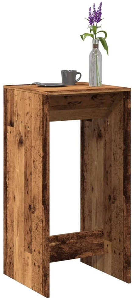 Baro stalas, medienos, 51x50x103,5cm, apdirbta mediena