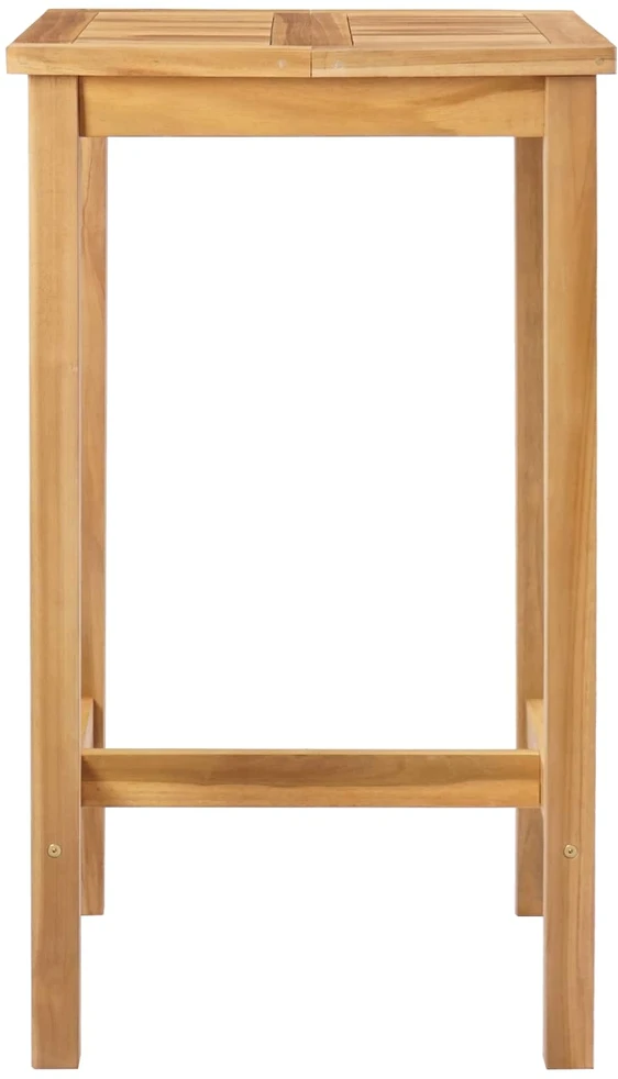 Baro stalas Natūrali 60 x 60 x 105 cm Kietasis teak