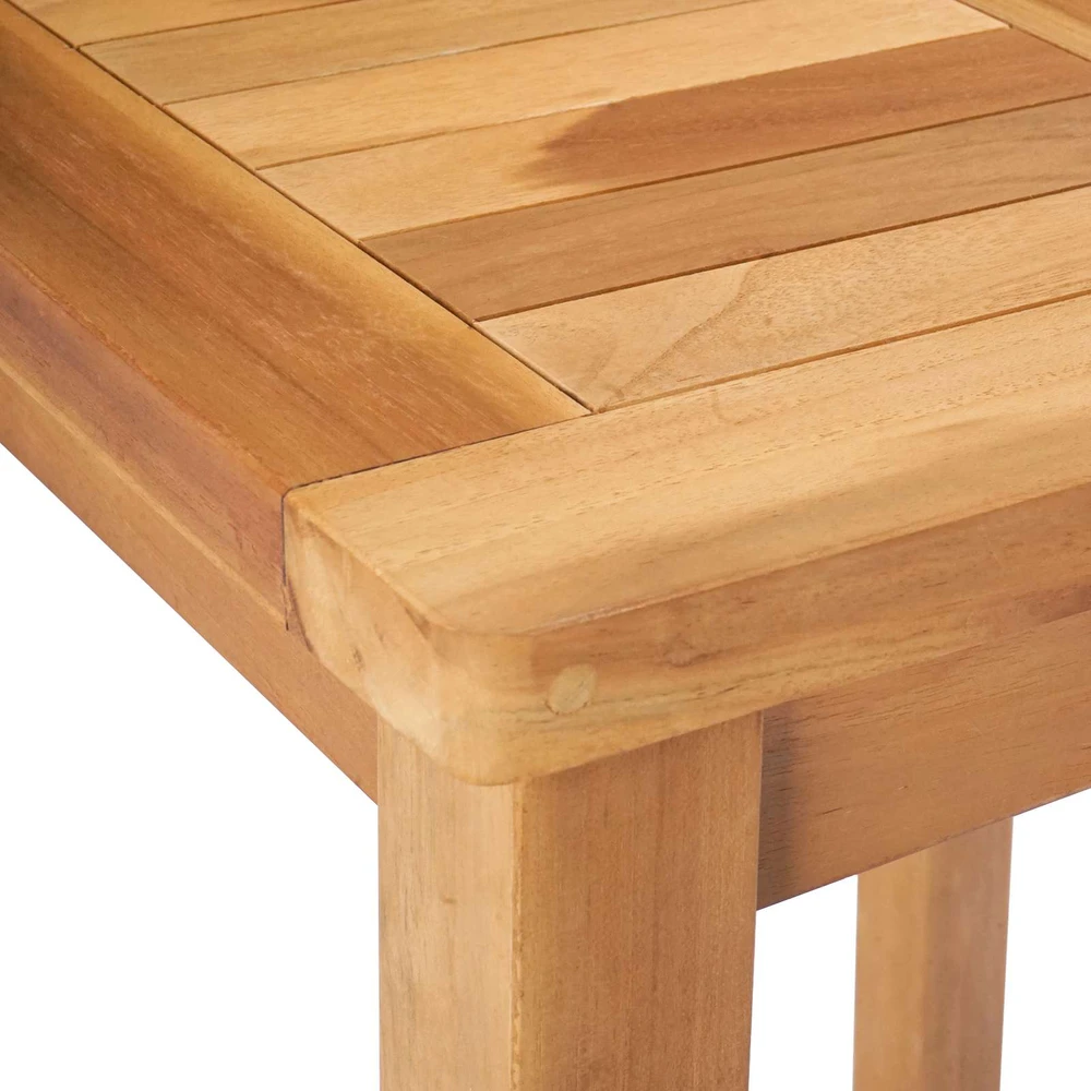 Baro stalas Natūrali 60 x 60 x 105 cm Kietasis teak