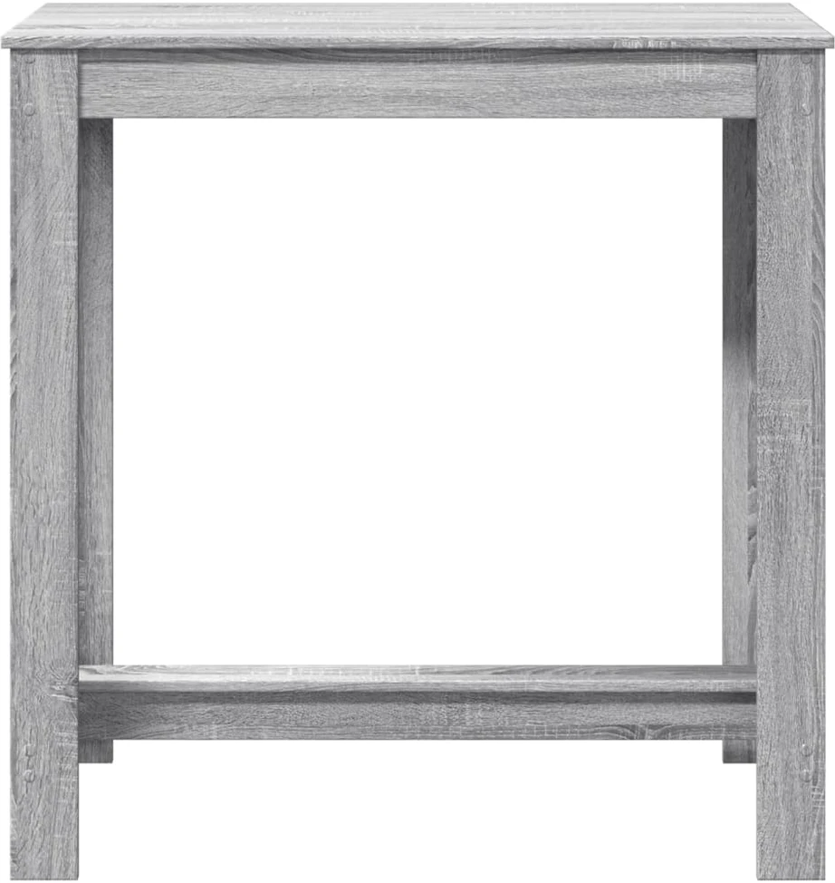 Baro stalas, pilkas ąžuolo, 102x50x103,5cm, apdirbta mediena