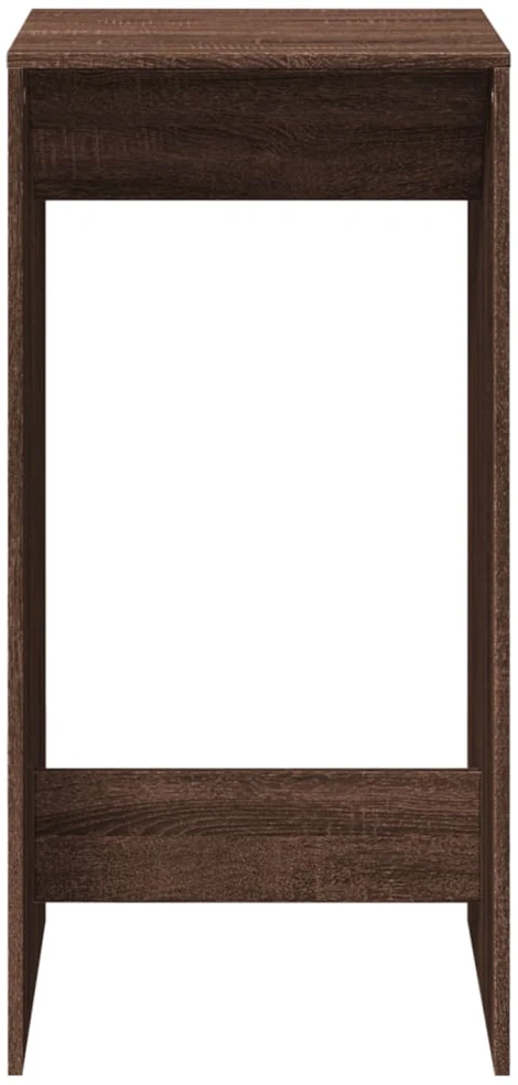 Baro stalas, rudas ąžuolo, 51x50x103,5cm, apdirbta mediena