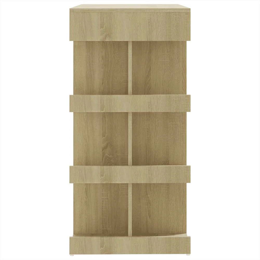 Baro stalas su lentyna, ąžuolo, 100x50x101,5cm, mediena