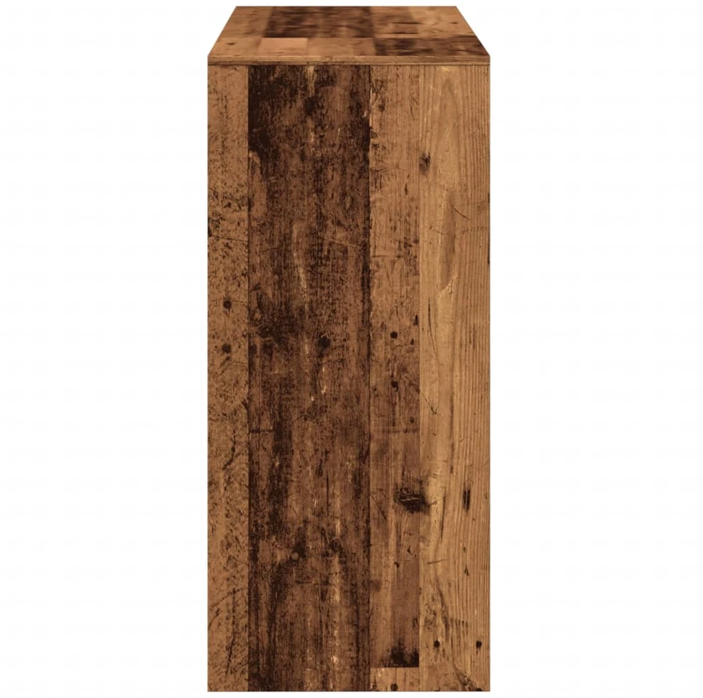 Baro stalas su lentyna, medienos, 124x46x103,5cm, mediena