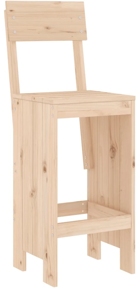 Baro taburetės, 2vnt., 40x48,5x115,5cm, pušies medienos masyvas