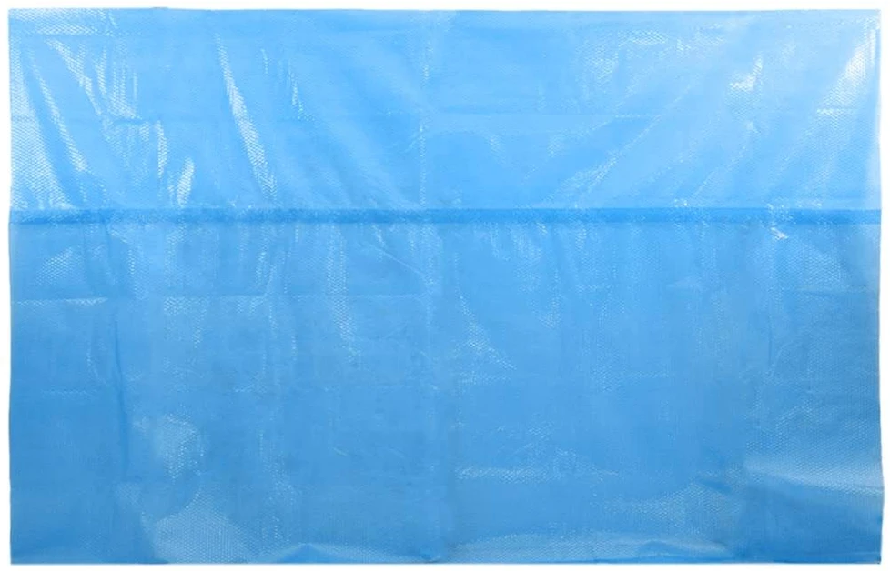 Baseino apdangalas, stačiakampio formos, 260x160cm, PE, mėlynas