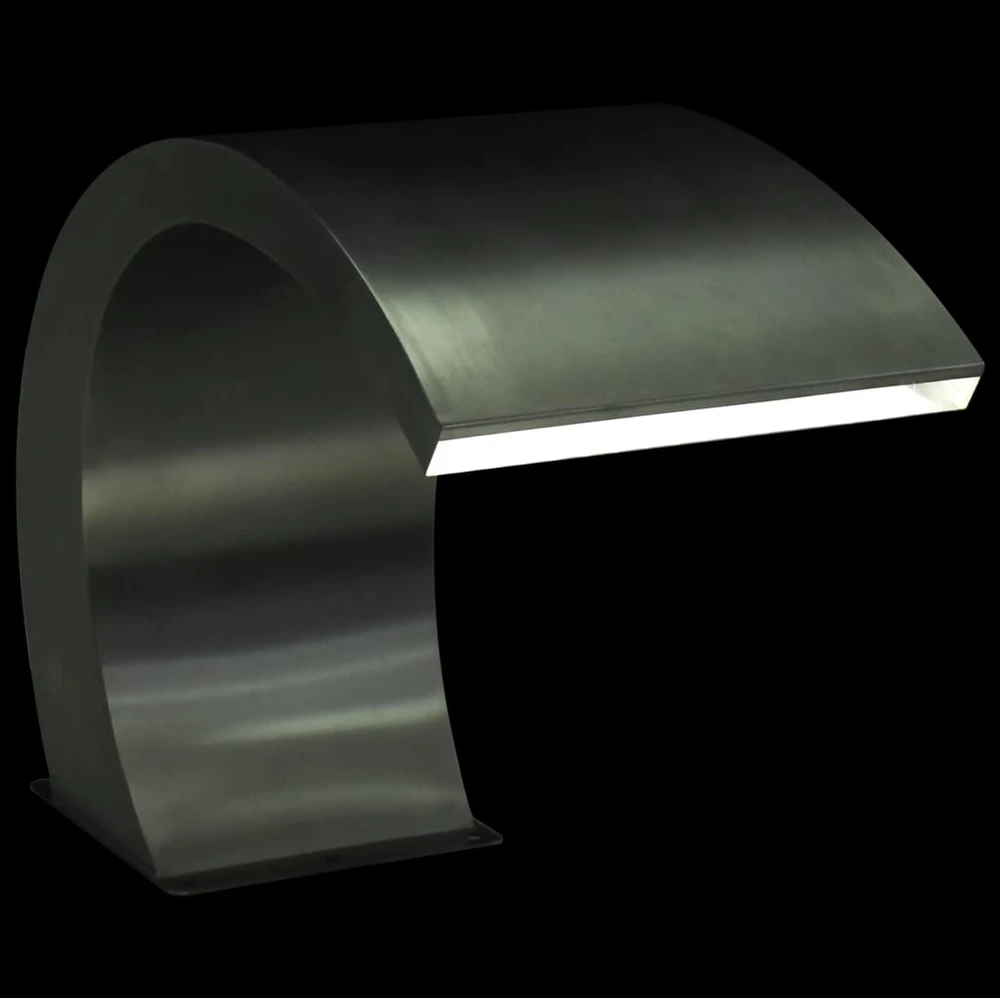 Baseino fontanas su LED, 30x60x45cm, nerūdijantis plienas