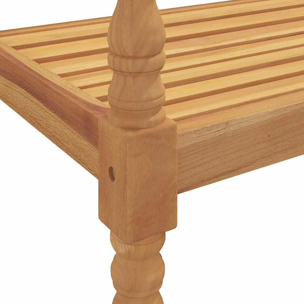 Batavia suoliukas, 150cm, tikmedžio medienos masyvas