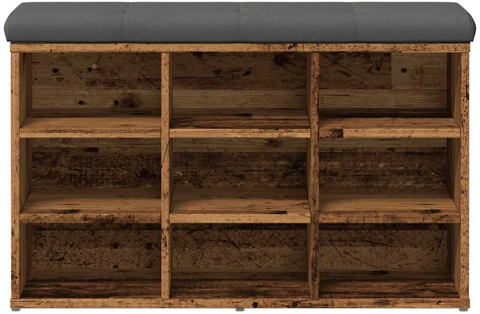 batų suoliukas Old Wood 82x32x50 cm Inžinierinė mediena