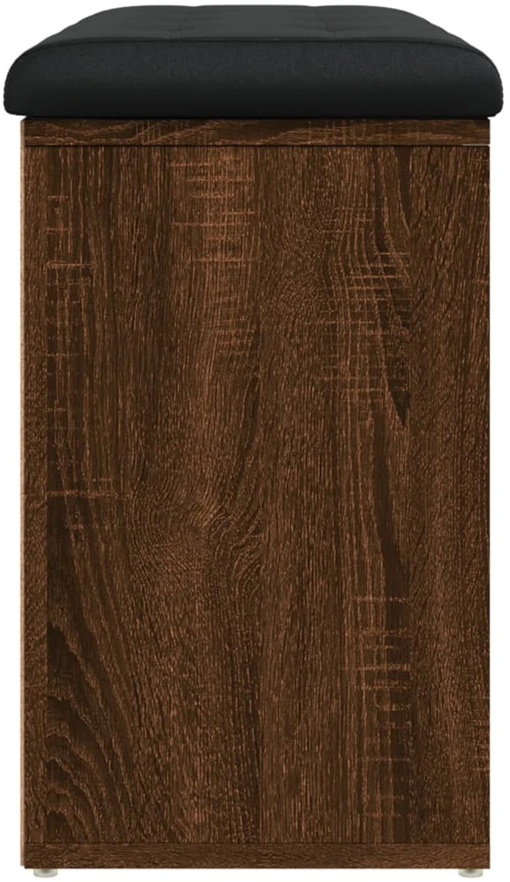 Batų suoliukas, rudas ąžuolo, 82x32x50cm, apdirbta mediena