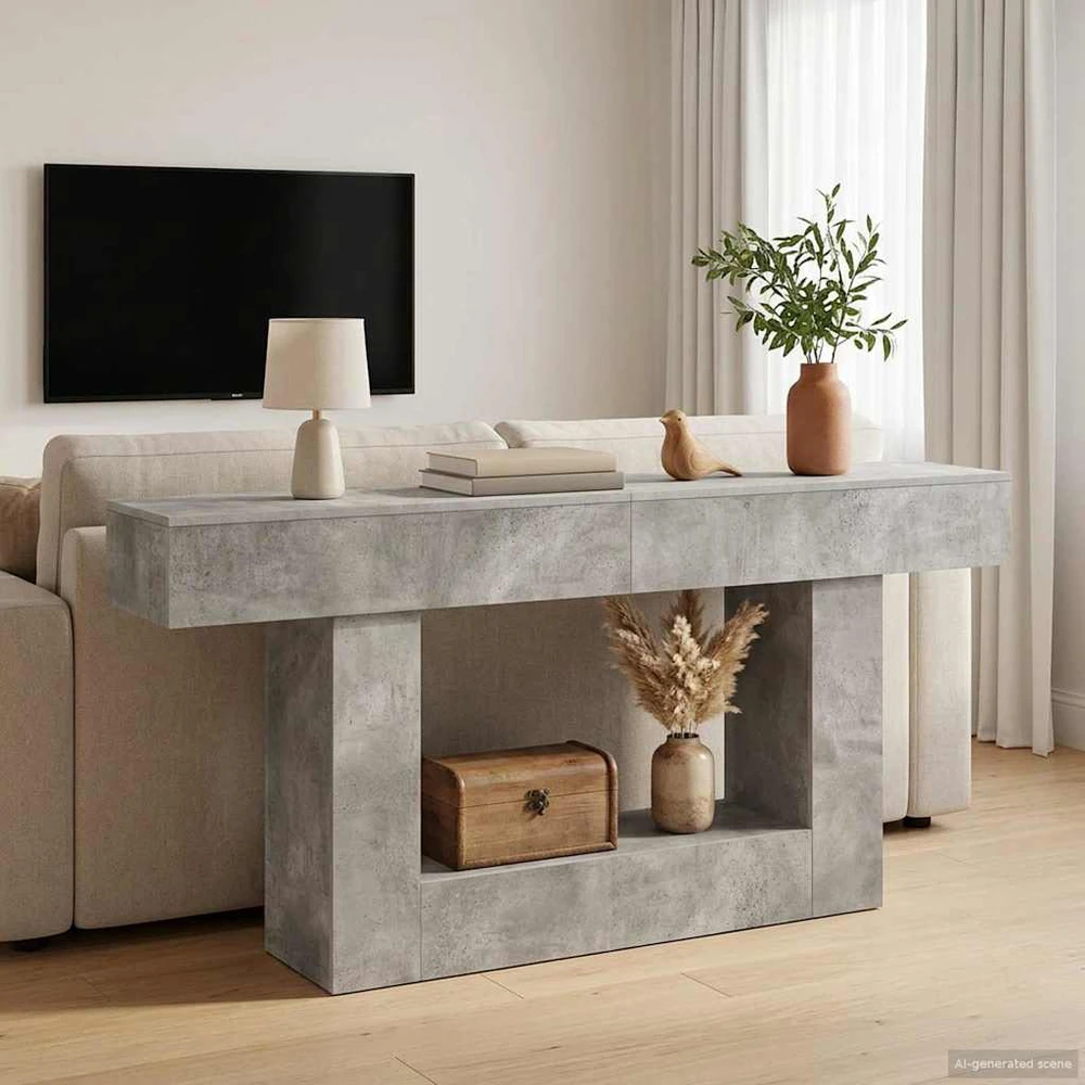Betono Pilka 160 x 30 x 74 cm
