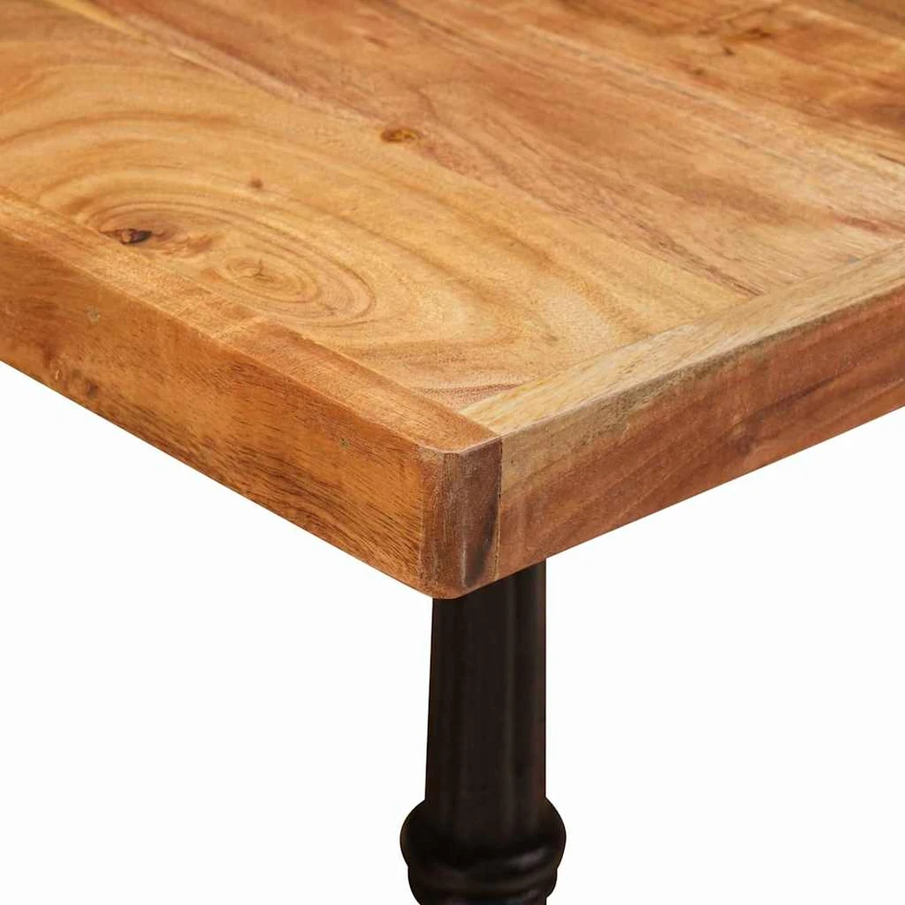Bistro stalas 50 x 50 x 76 cm Kietos akacijos mediena Ruda