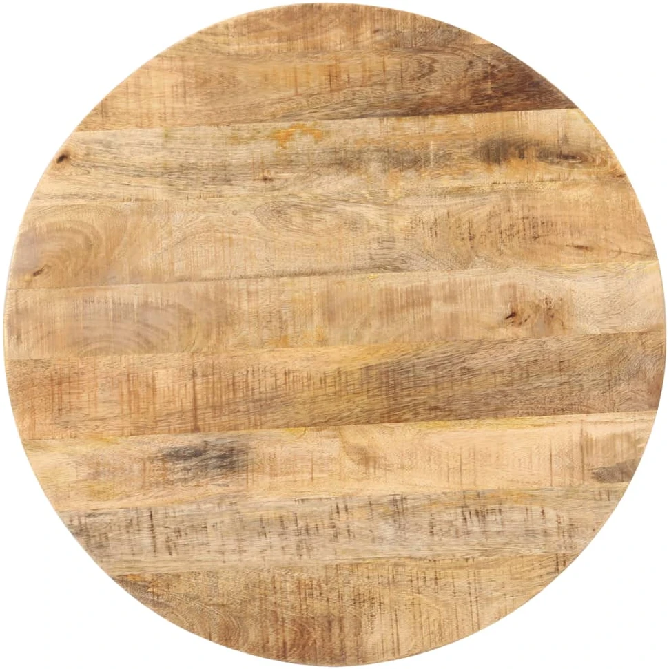Bistro staliukas, skersmuo 70x75cm, neapdorota mango mediena