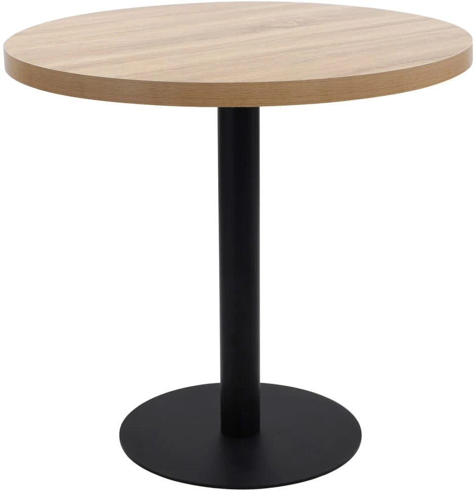 Bistro staliukas, šviesiai rudos spalvos, 80cm, MDF