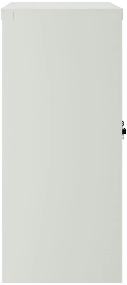 Biuro spintelė, 2 durys, pilka, 90cm, plienas