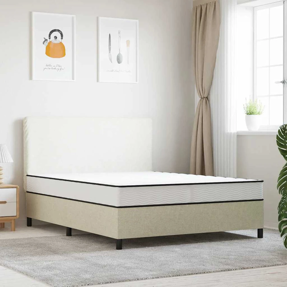 Bonnell tipo spyruoklių čiužinys, 140x200cm, vidutinio kietumo