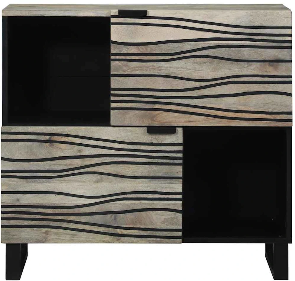 Bufetas Balta 80 x 33 x 75 cm mango medienos masyvas
