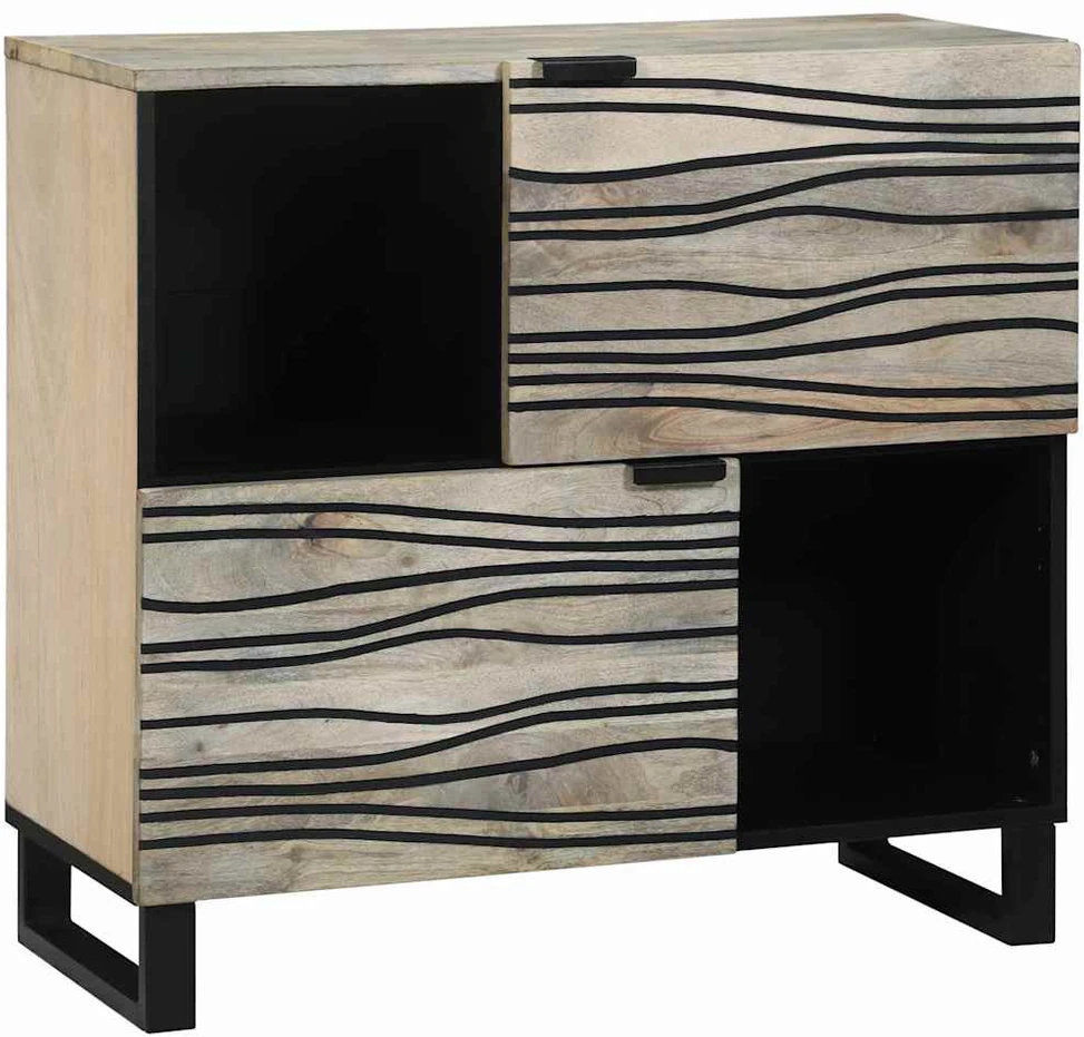 Bufetas Balta 80 x 33 x 75 cm mango medienos masyvas
