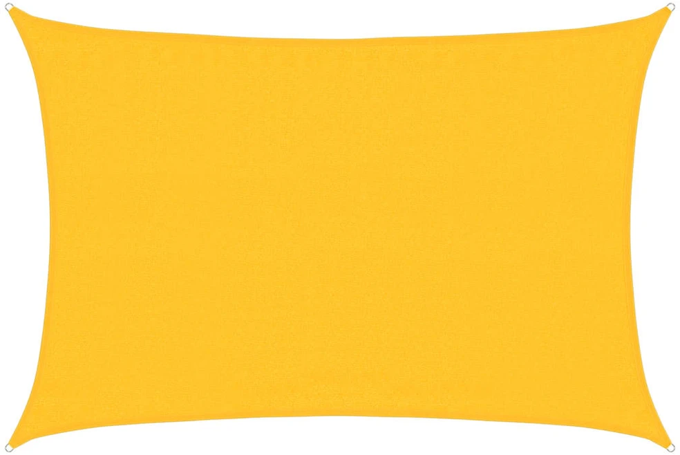 Burė nuo saulės, geltonos spalvos, 3,5x5m, HDPE, 160g/m²