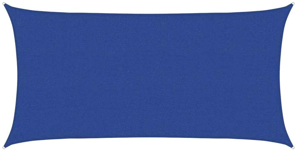 Burė nuo saulės, mėlyna, 2,5x5m, HDPE, 160g/m², stačiakampė