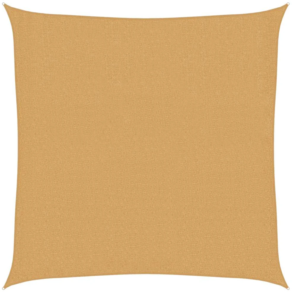 Burė nuo saulės, smėlio, 2,5x2,5m, HDPE, 160g/m², kvadratinė