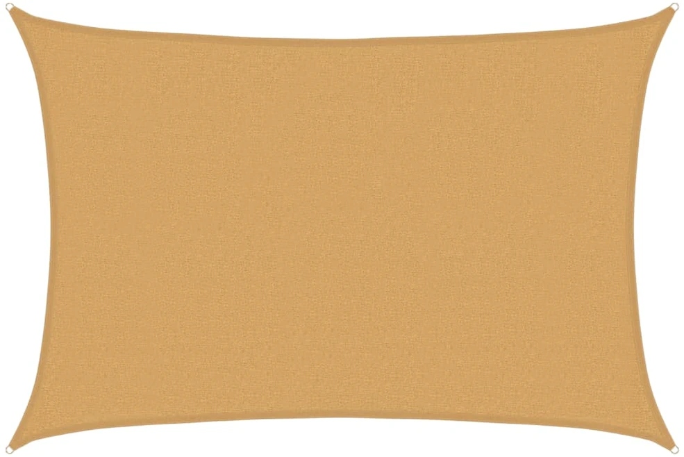 Burė nuo saulės, smėlio, 2,5x3,5m, HDPE, 160g/m², stačiakampė