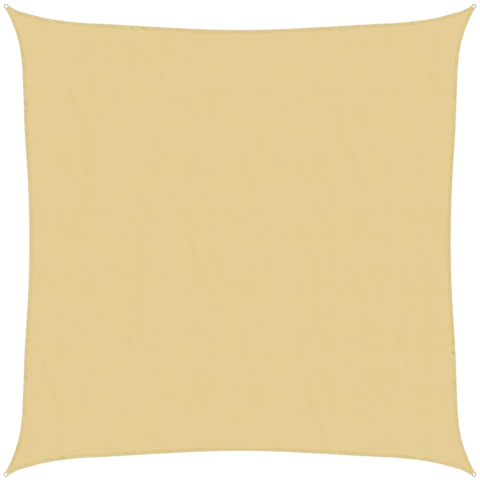 Burė nuo saulės, smėlio, 3,6x3,6m, 100% oksfordo poliesteris