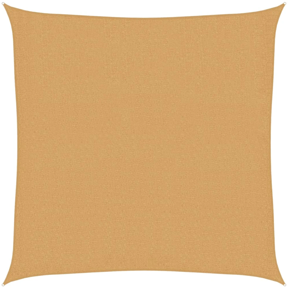 Burė nuo saulės, smėlio, 3x3m, HDPE, 160g/m², kvadratinė