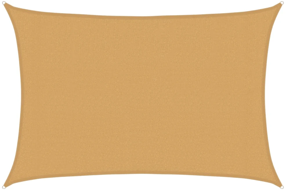 Burė nuo saulės, smėlio, 3x5m, HDPE, 160g/m², stačiakampė