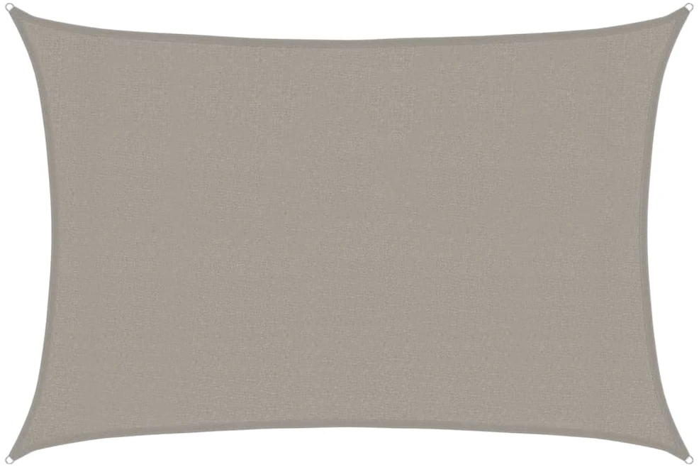 Burė nuo saulės, šviesiai siva, 3x4m, HDPE, 160g/m²