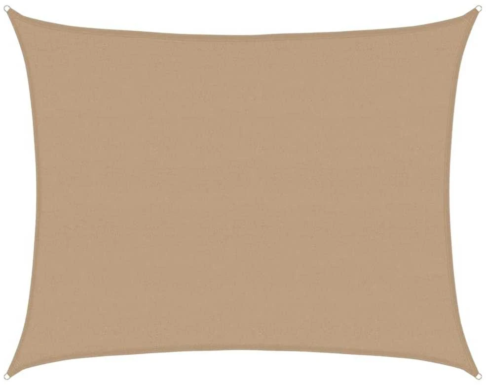 Burė nuo saulės, taupe spalvos, 6x8m, HDPE, 160g/m²