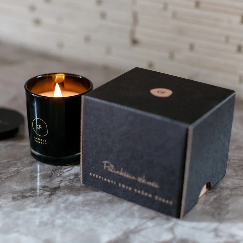Candle Family Sojų vaško žvakė "Palinkėsiu sėkmės"